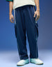 Navy and White Side Stripe Knitted Cargo