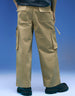 Beige Bellow Pocket Woven Exclusive Cargo Pant