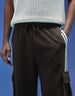 Brown and White Side Stripe Knitted Cargo