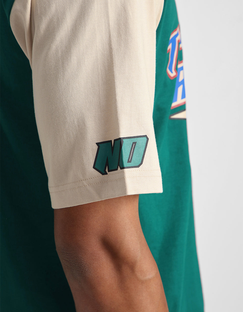 Tropical Racers Green Oversized Polo T-shirt