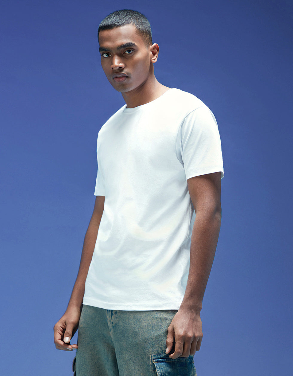 White Plain Regular Fit T-shirt