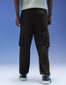 Brown and White Side Stripe Knitted Cargo