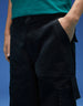 Black Bellow Pocket Woven Exclusive Cargo Pant