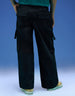 Black Bellow Pocket Woven Exclusive Cargo Pant