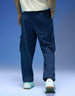 Navy and White Side Stripe Knitted Cargo