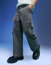 Grey Bellow Pocket Woven Exclusive Cargo Pant