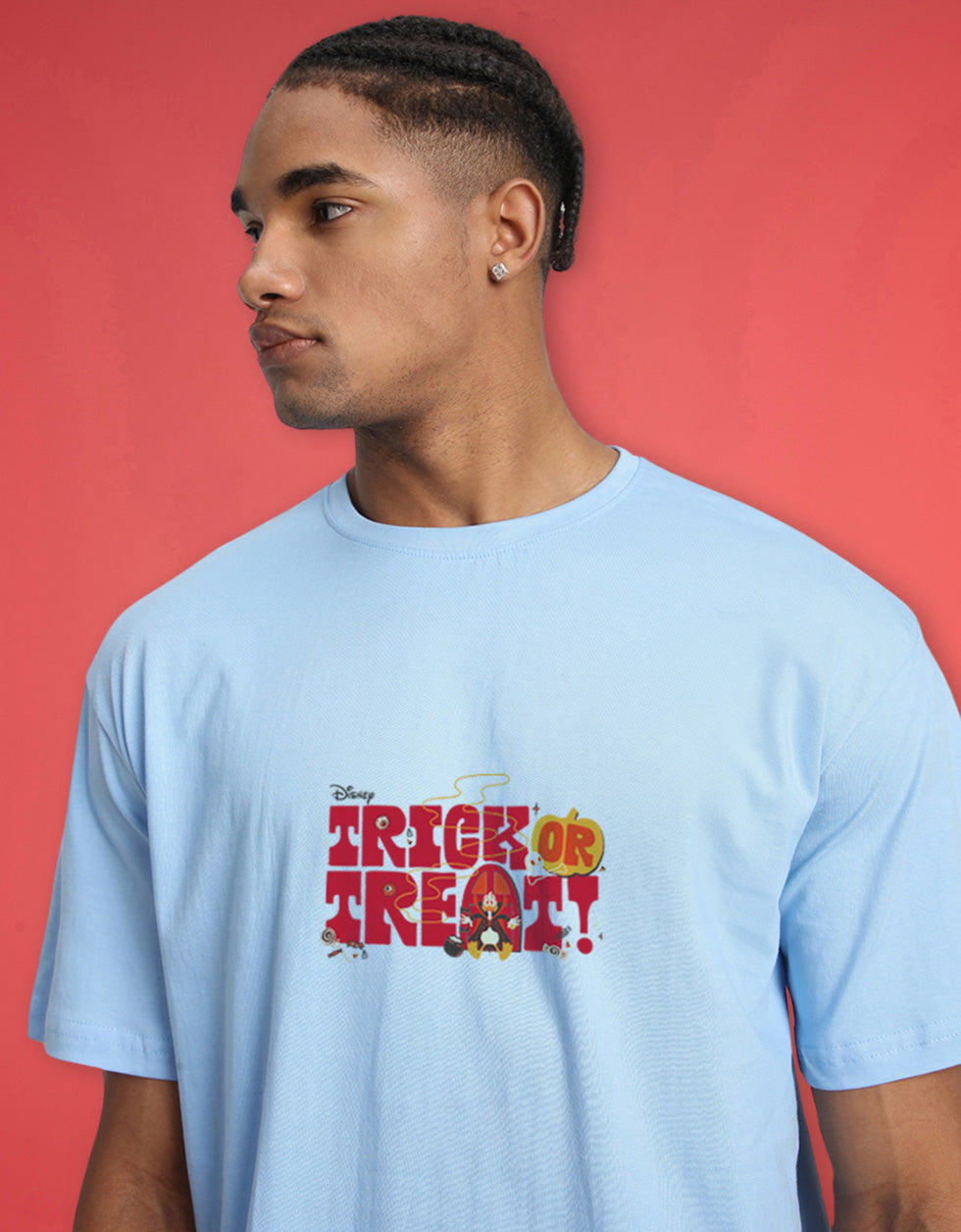 Donald Duck Dutch Canal Oversized Graphic Printed T-shirt
