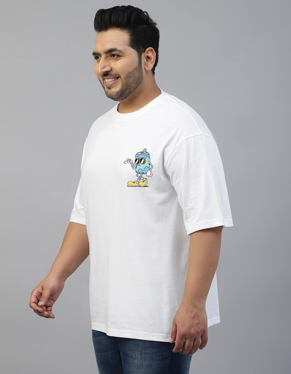 Stay Cool Graphic Printed Plus Size T-shirt