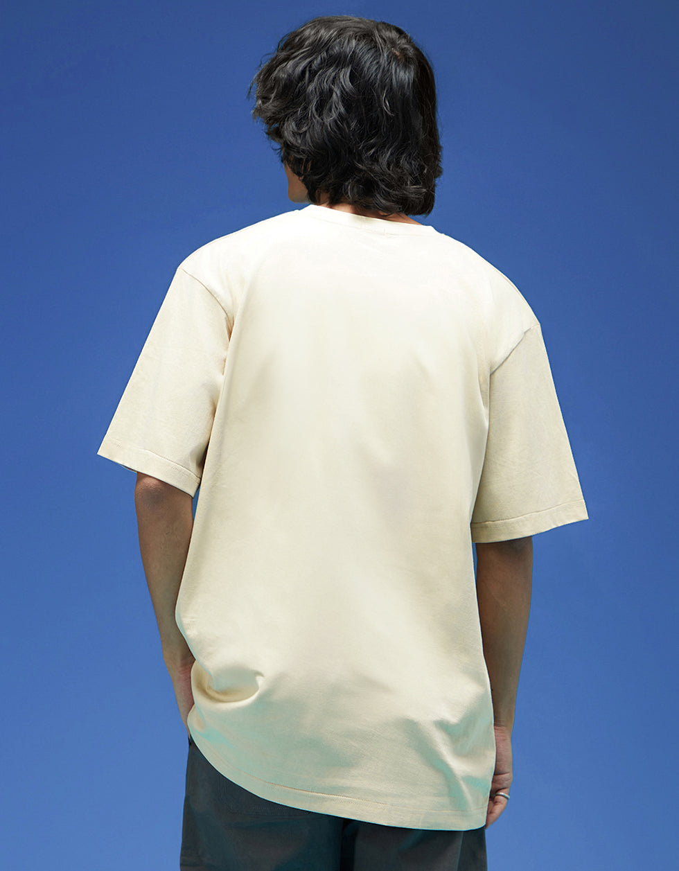 Grogu Swanwhite Oversized Graphic Printed T-shirt