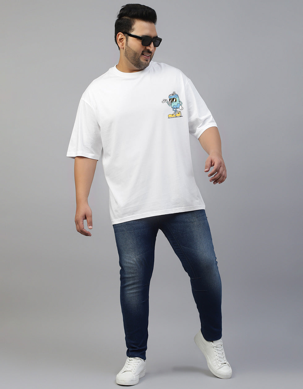 Stay Cool Graphic Printed Plus Size T-shirt