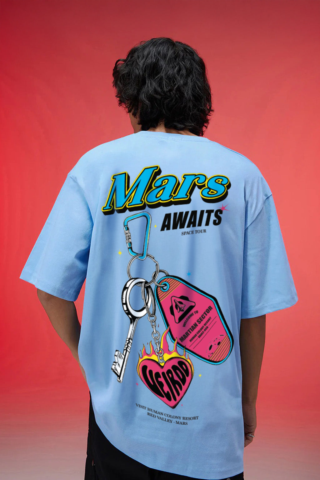 Mars Dutch Canal Oversized Puff Printed Exclusive T-shirt