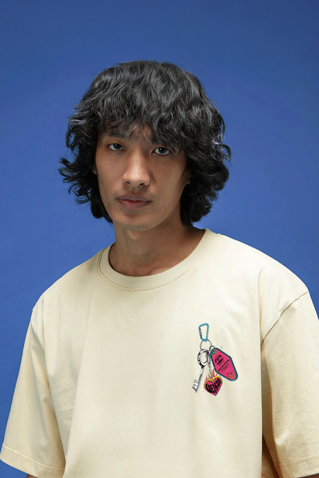 Mars Swanwhite Oversized Puff Printed Exclusive T-shirt