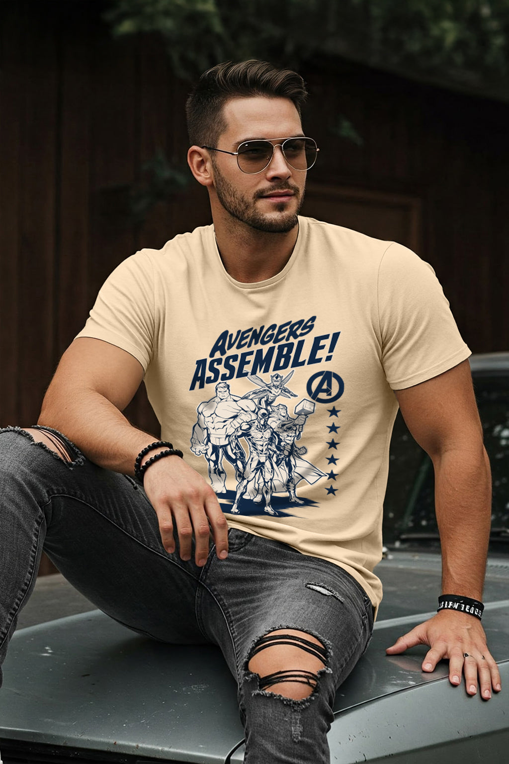 Pick any 3 | Classic Fit Printed T-shirt Combo