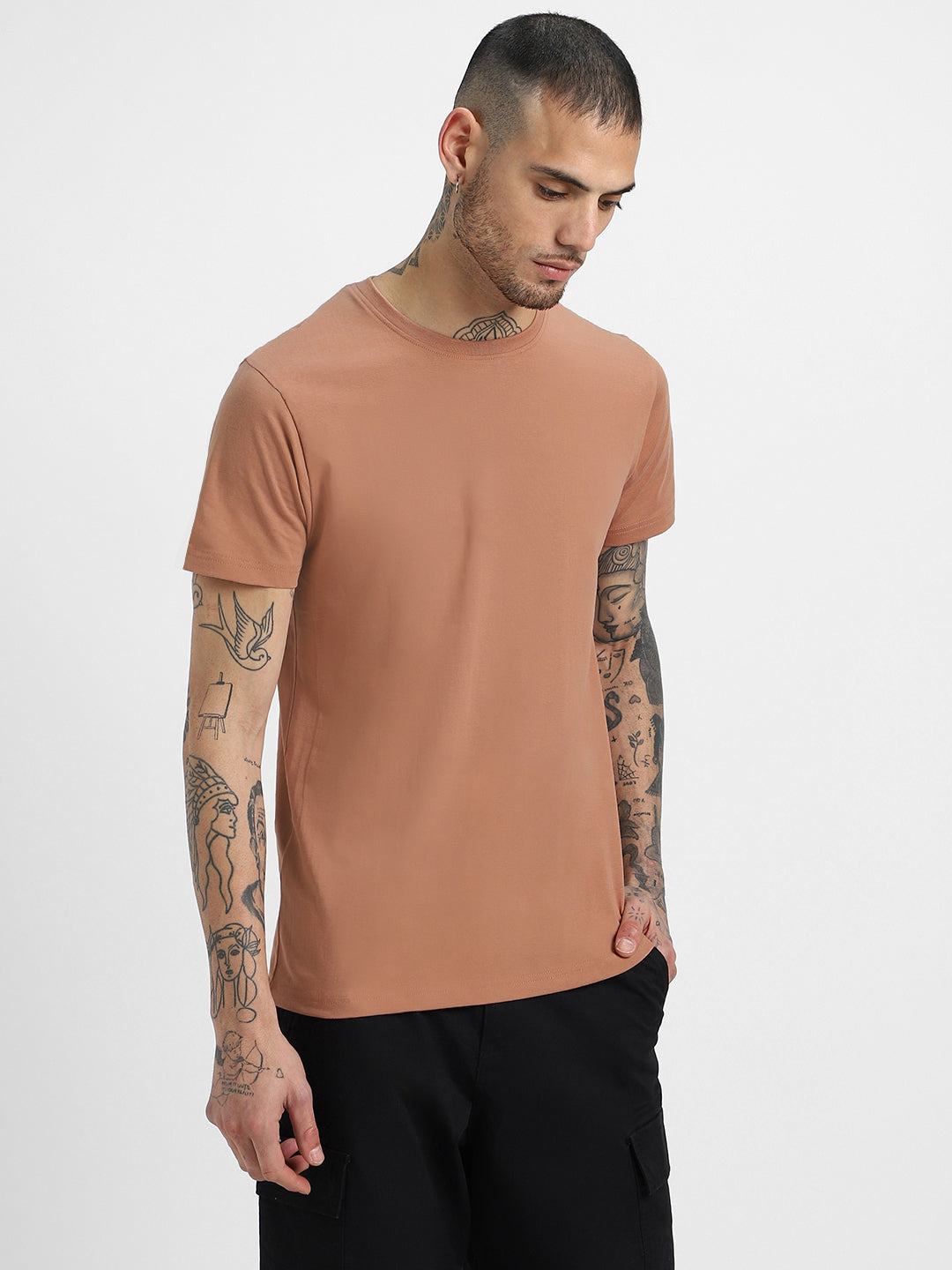 Cork Plain Regular Fit T-shirt