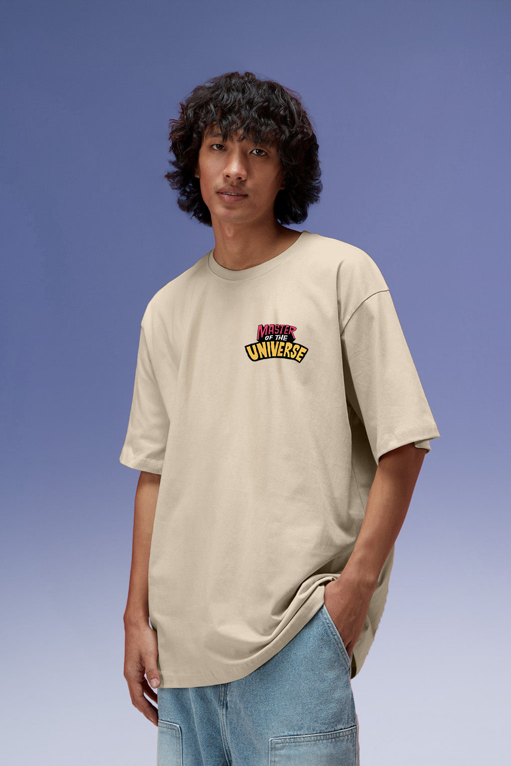 Master Of The Universe Swanwhite Oversized Puff Printed Exclusive T-shirt