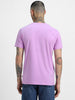Lilac Plain Regular Fit T-shirt