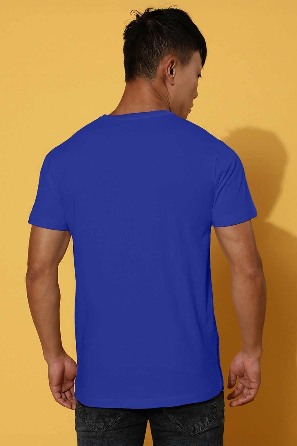 Arizona Royal blue Regular Fit Printed T-shirt