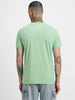 Fog Green Plain Regular Fit T-shirt