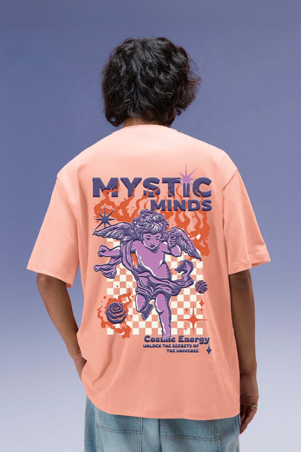 Mystic Rose Water Oversized Puff Printed Exclusive T-shirt