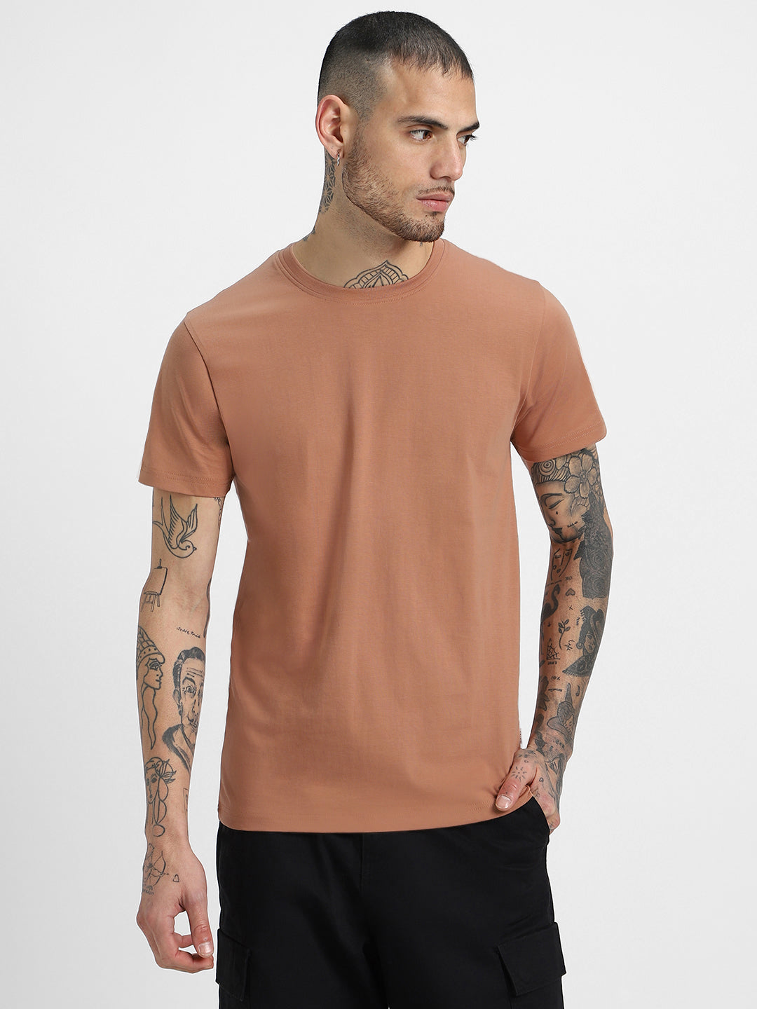 Cork Plain Regular Fit T-shirt