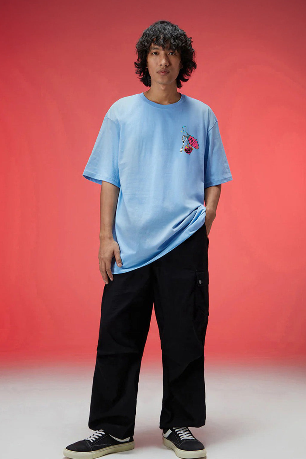 Mars Dutch Canal Oversized Puff Printed Exclusive T-shirt