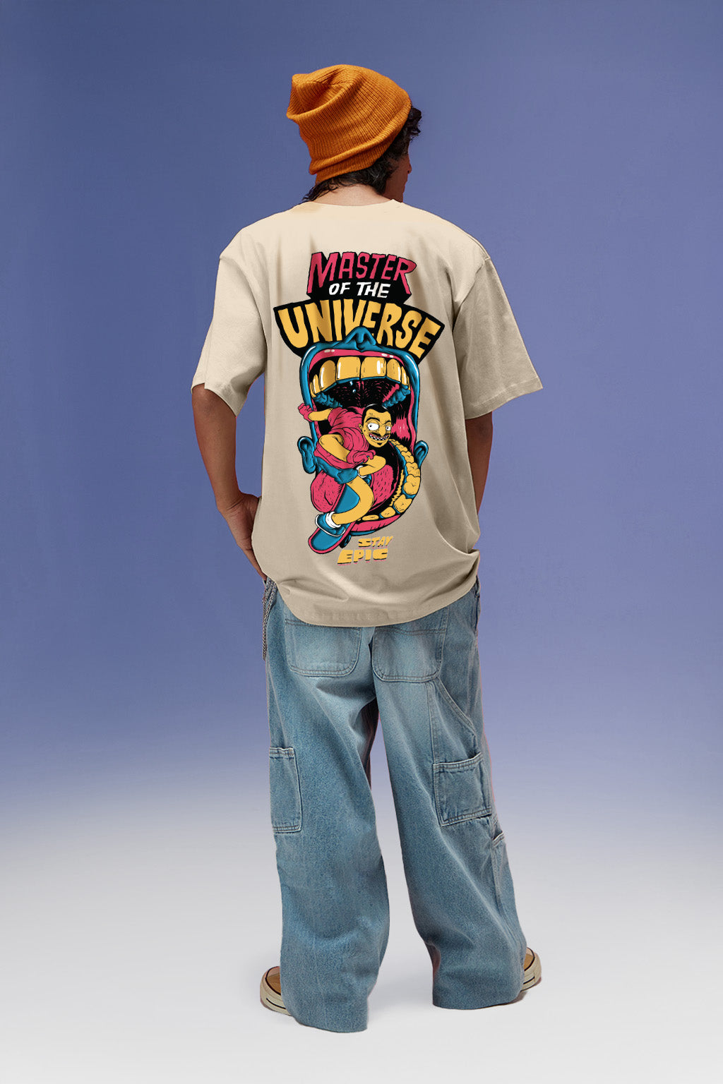 Master Of The Universe Swanwhite Oversized Puff Printed Exclusive T-shirt
