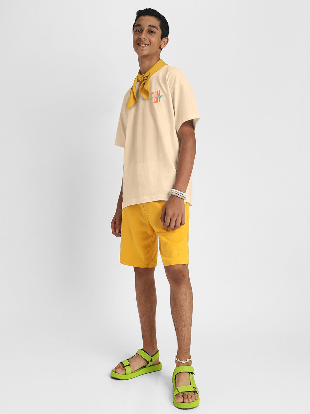 Fun Game Swanwhite Oversized Graphic Printed Boys T-shirt