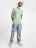 Fog Green Plain Regular Fit T-shirt