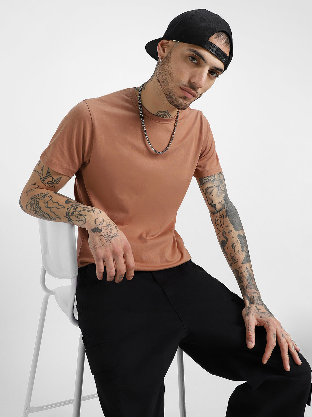Cork Plain Regular Fit T-shirt