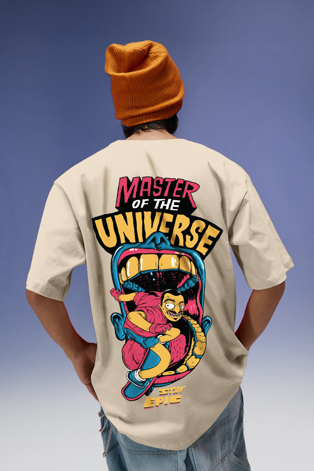 Master Of The Universe Swanwhite Oversized Puff Printed Exclusive T-shirt