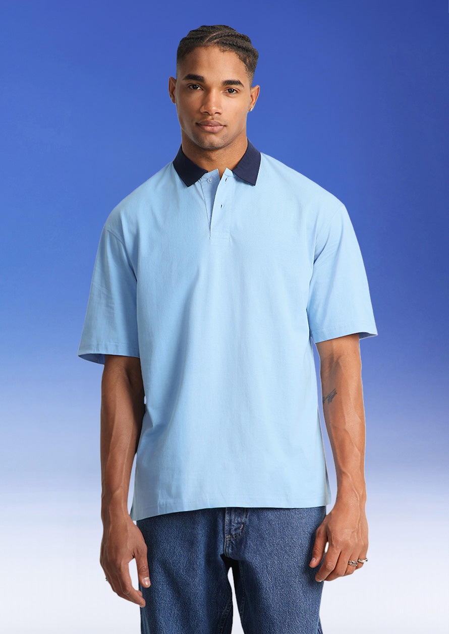 Dutch Canal Plain Oversized Polo T-shirt