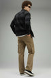 Beige Flap Pocket Woven Exclusive Cargo Pant