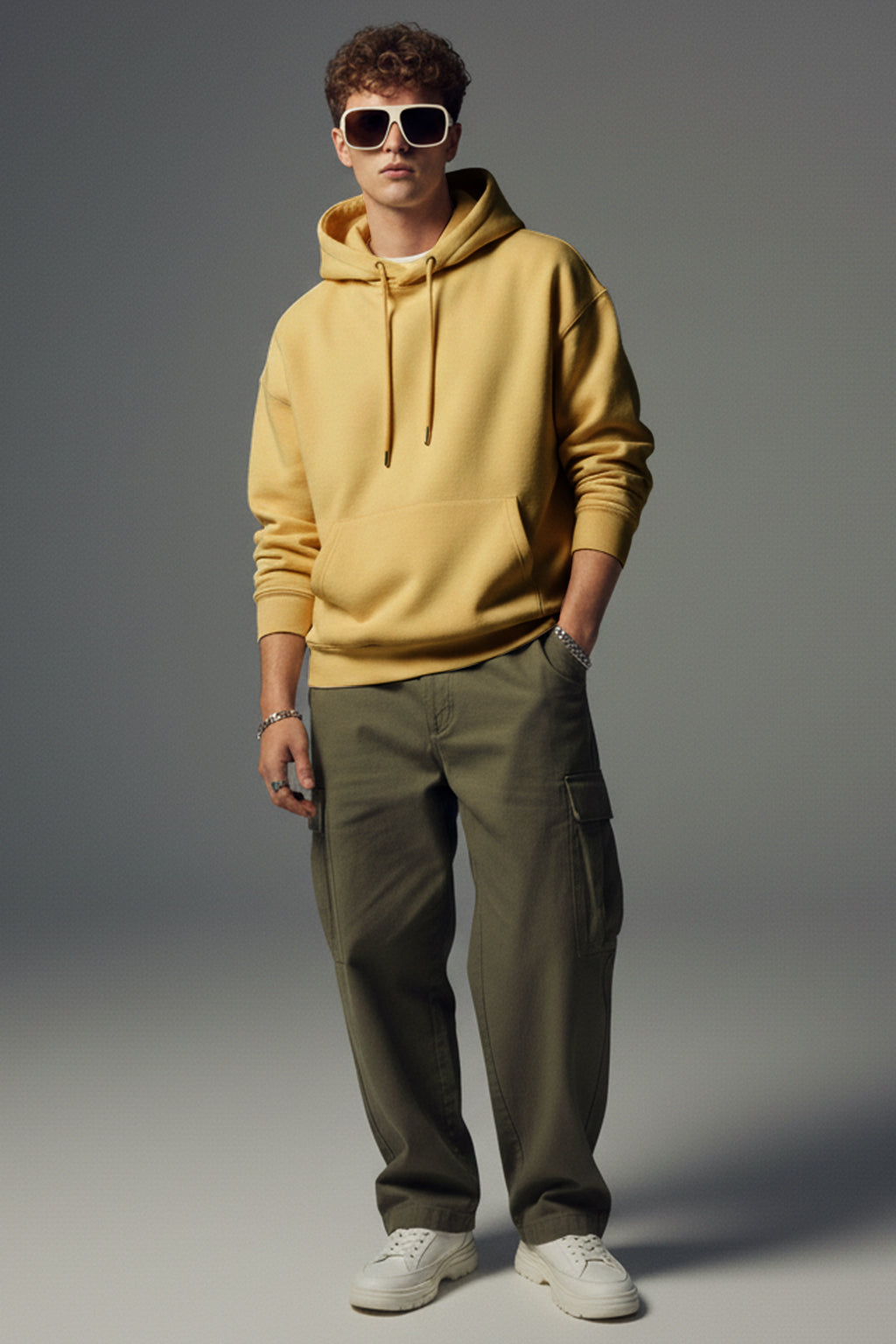 Musterd Plain Oversized Fit Hoodie