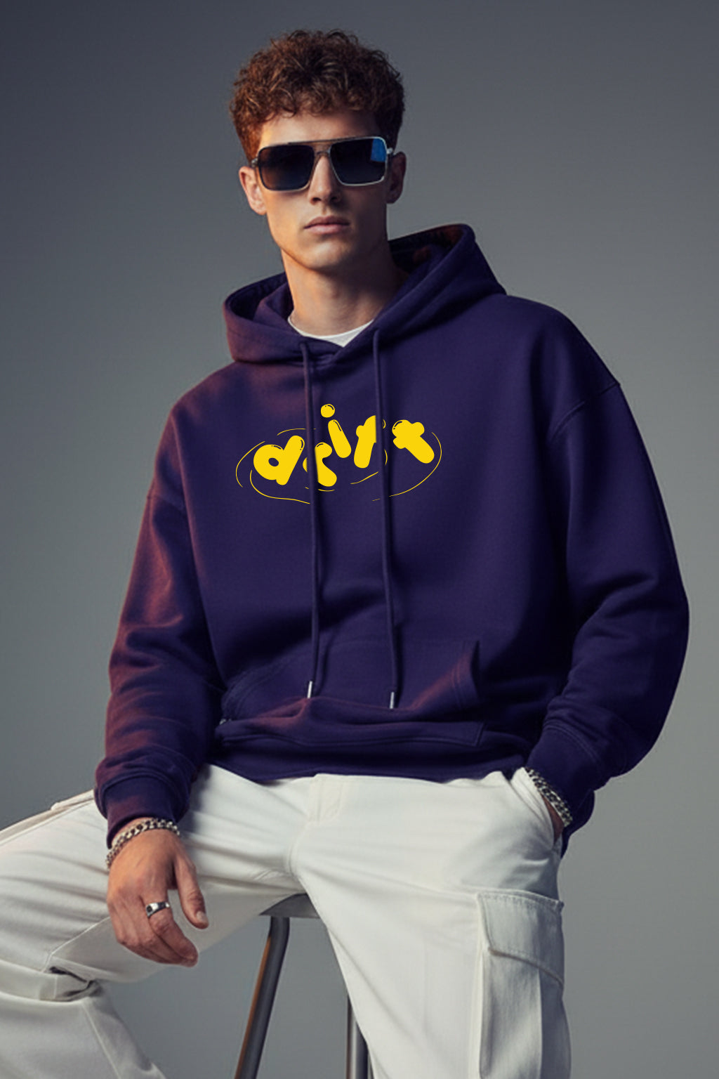 Drift Future Dusk Oversized Printed Hoodie