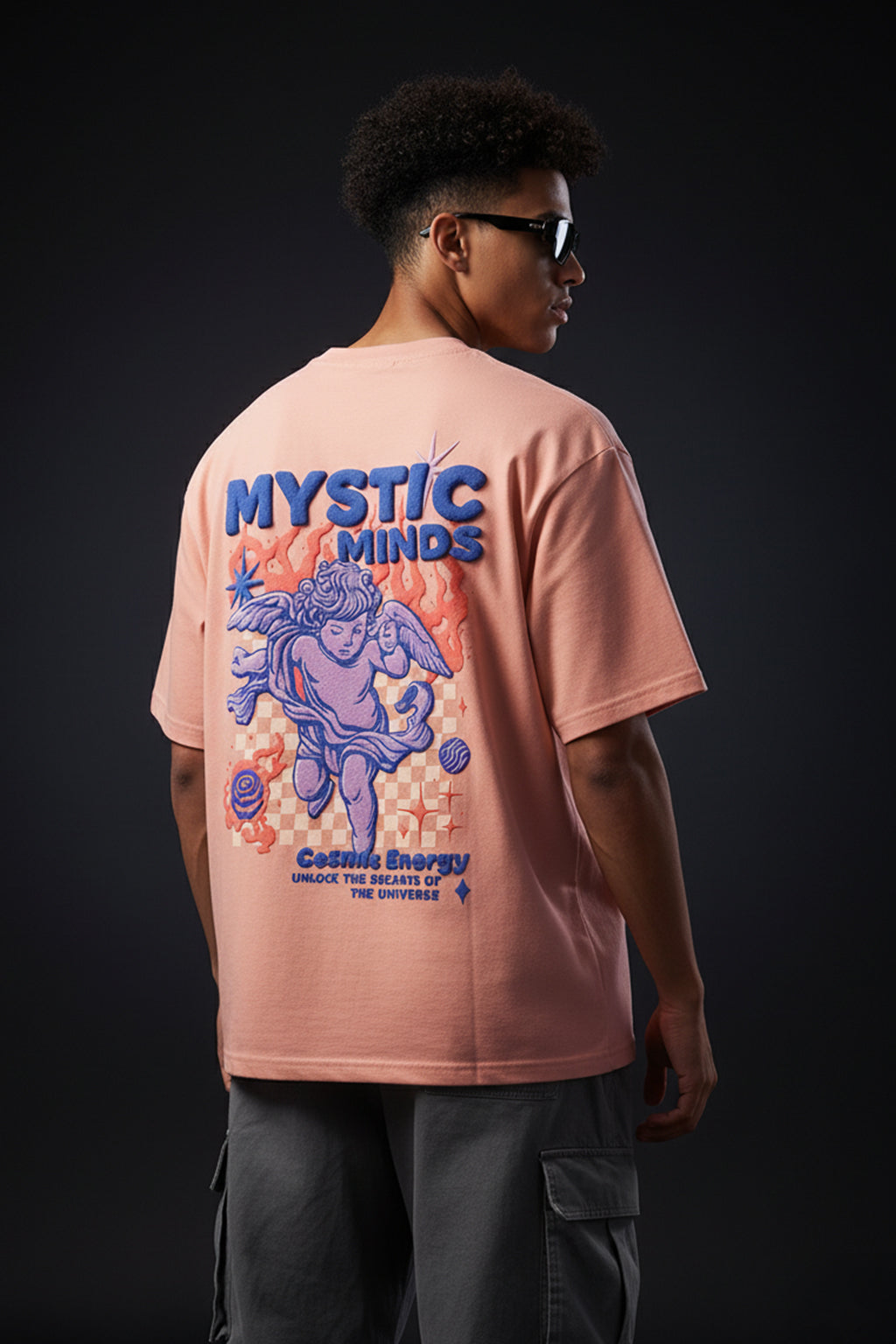 Mystic Rose Water Oversized Puff Printed Exclusive T-shirt