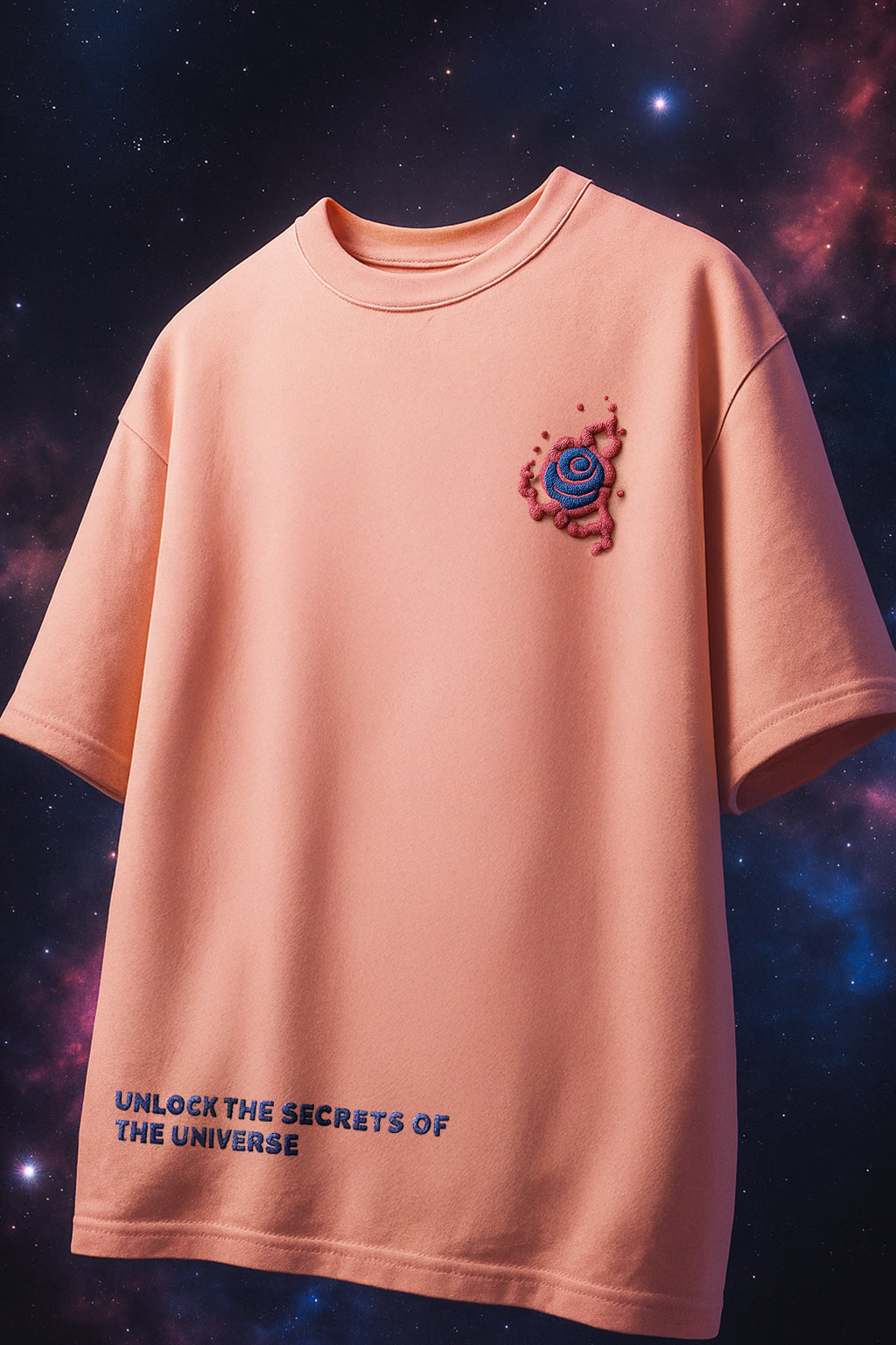 Mystic Rose Water Oversized Puff Printed Exclusive T-shirt