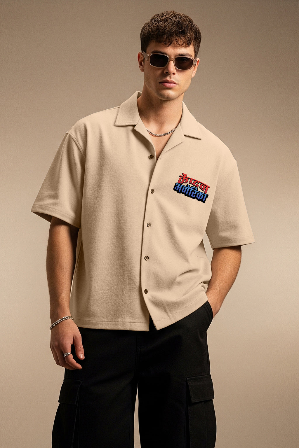 Captain America Swanwhite Oversized Printed Exclusive Shirt