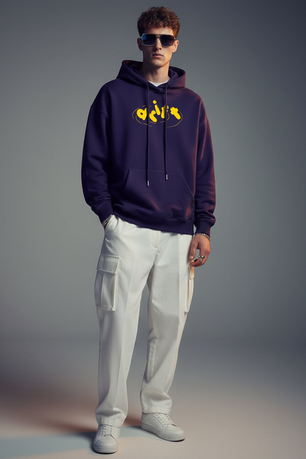 Drift Future Dusk Oversized Printed Hoodie