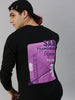 Black Full Sleeve Printed T-Shirt Veirdo