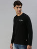 Black Full Sleeve Printed T-Shirt Veirdo