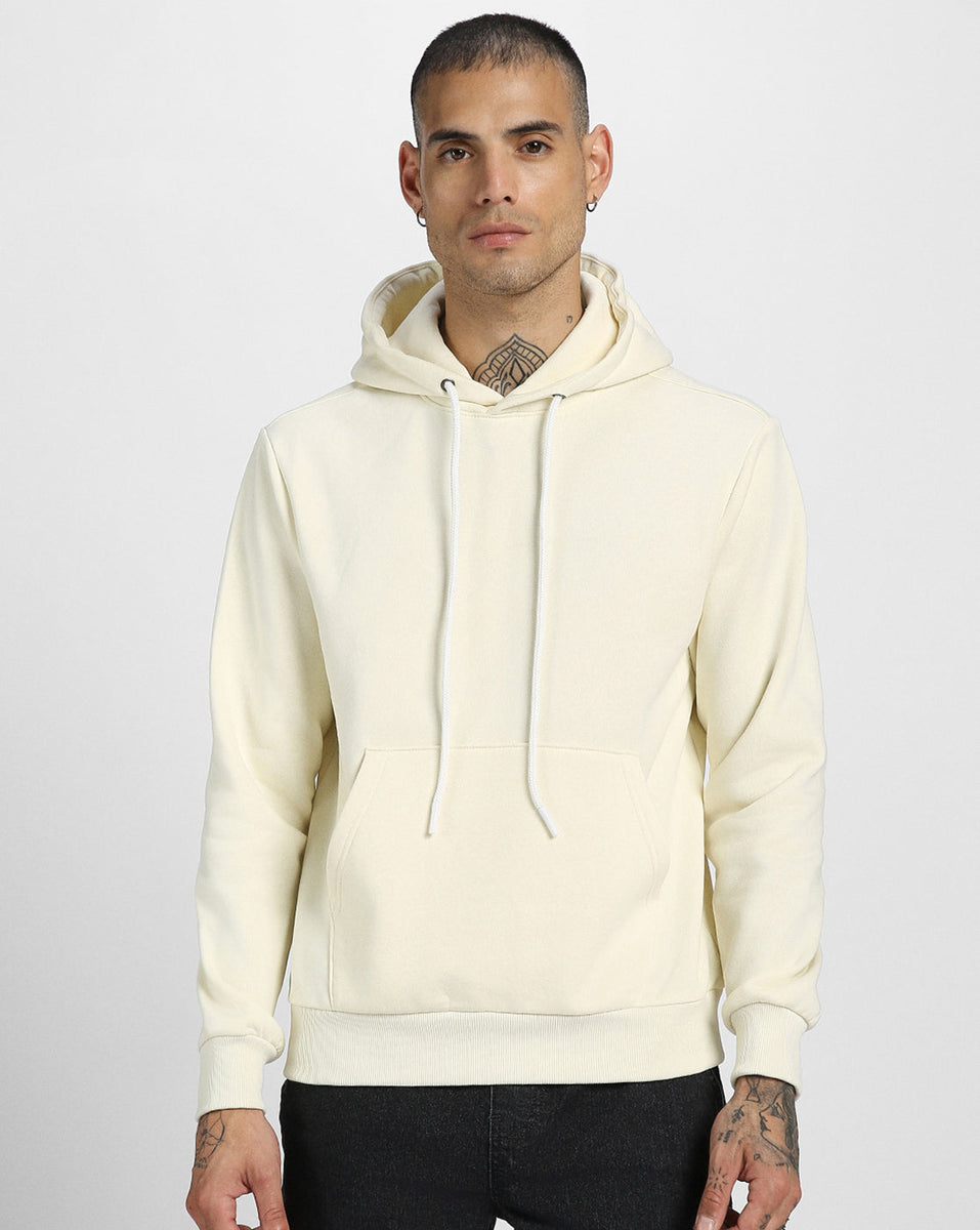 Off white outlet cream hoodie