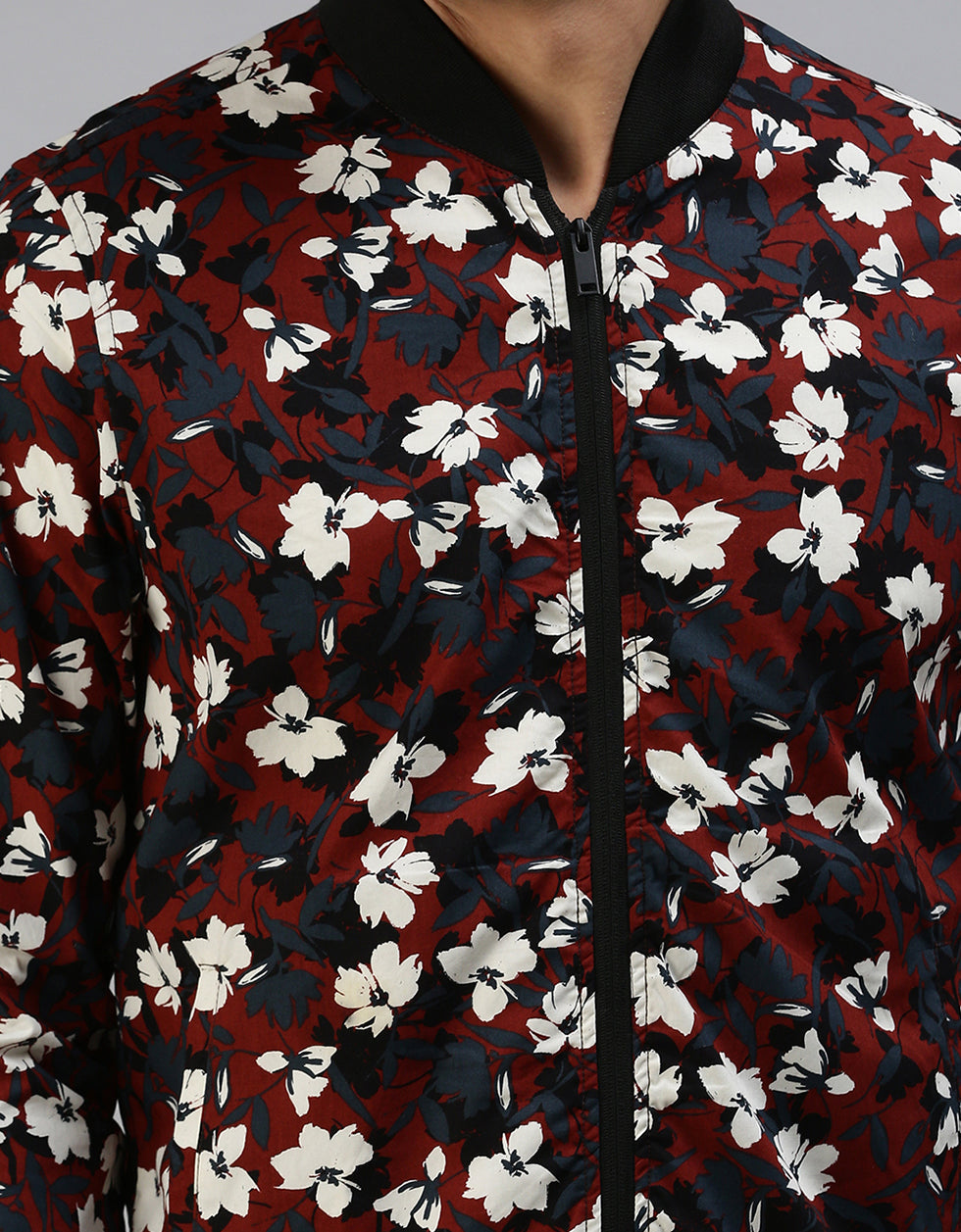 Floral Printed Shacket for Men Veirdo