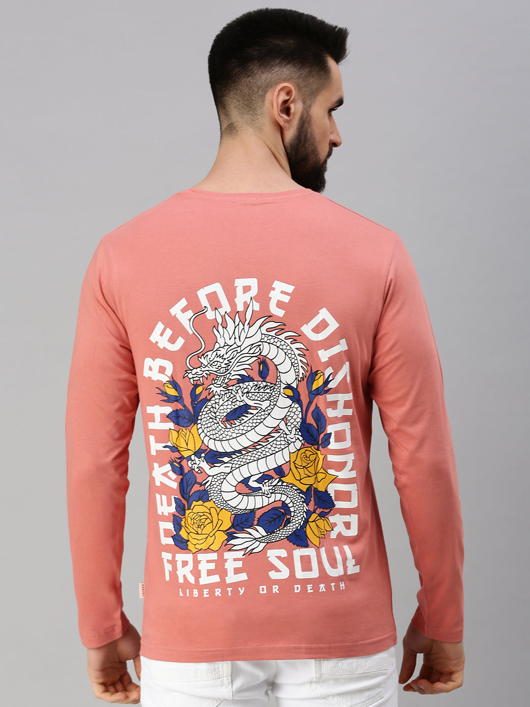 Free Soul Dragon Full Sleeve T-Shirt Veirdo