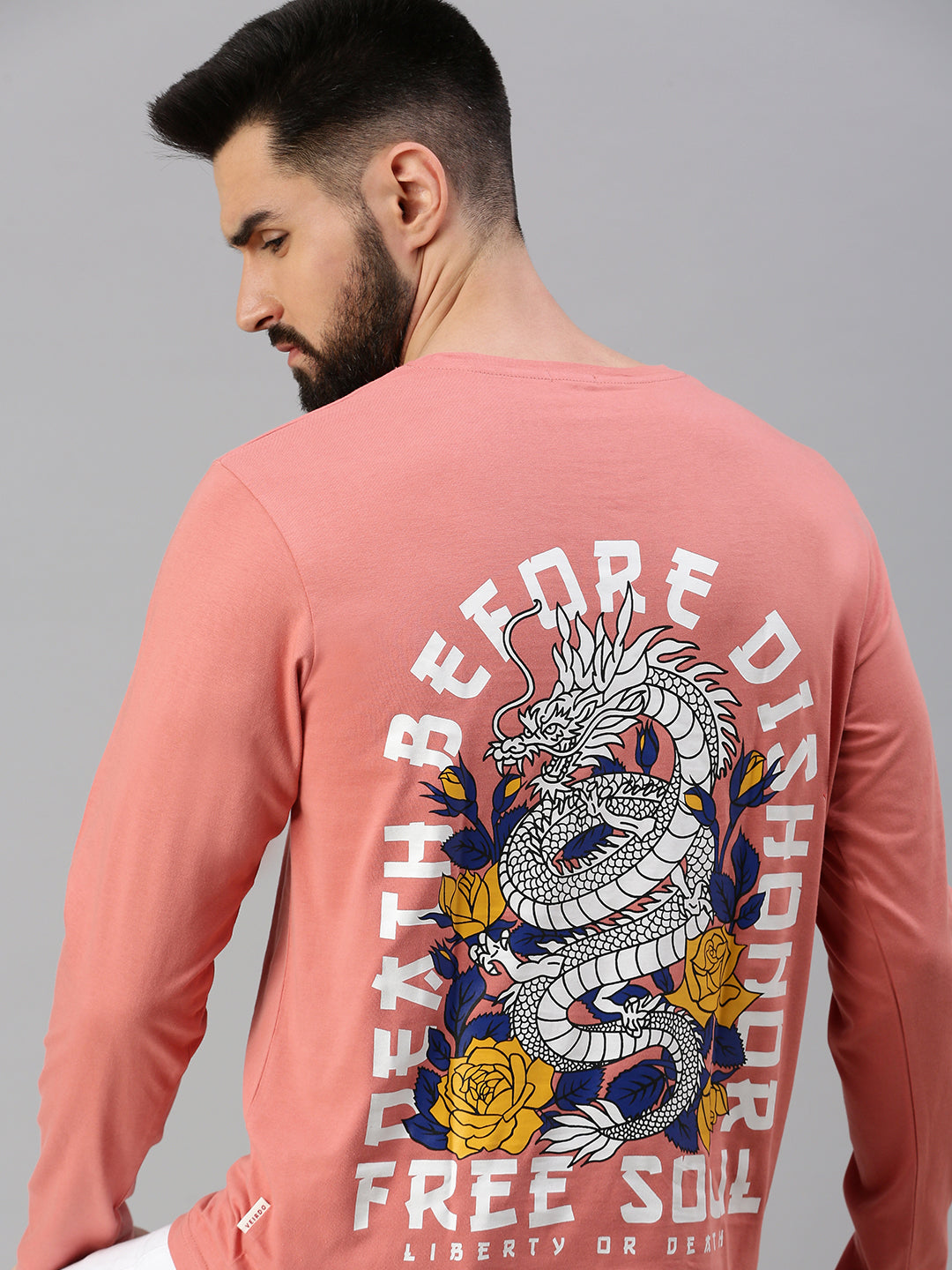 Free Soul Dragon Full Sleeve T-Shirt Veirdo