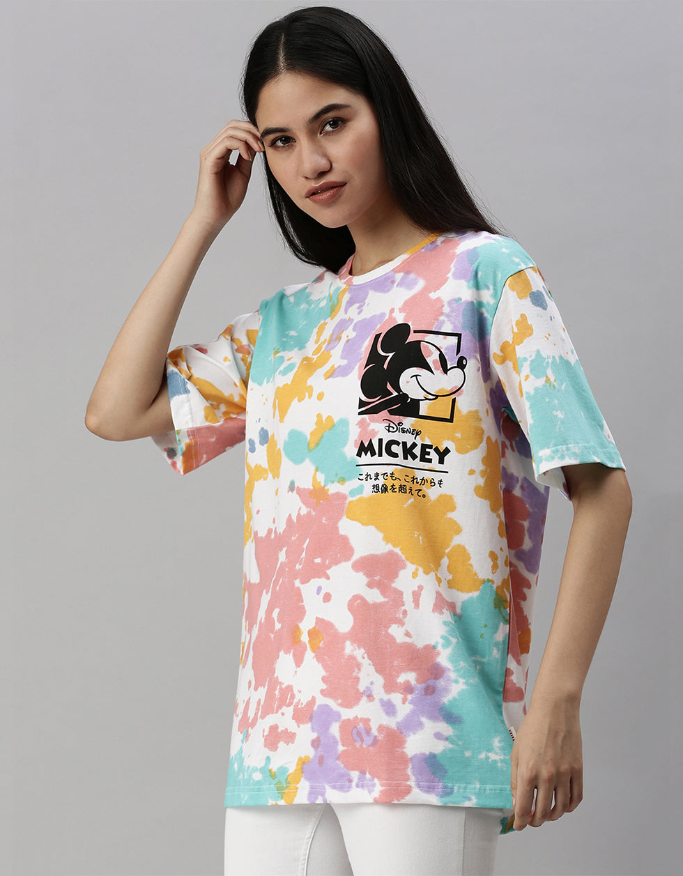 Mickey Oversized Tie-Dye T-Shirt Veirdo