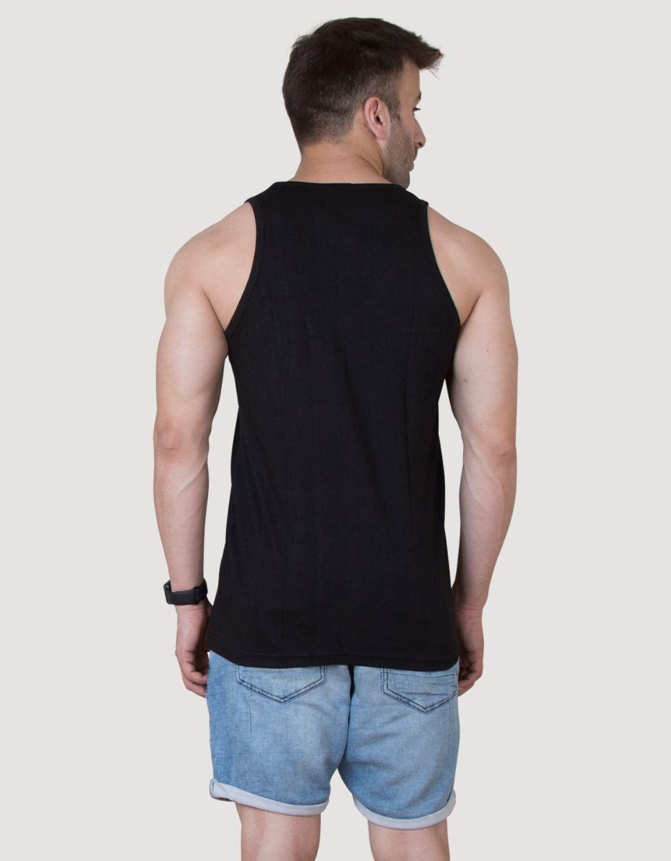 NYC Cotton Printed Gym Printed Gym Men's Vest Veirdo
