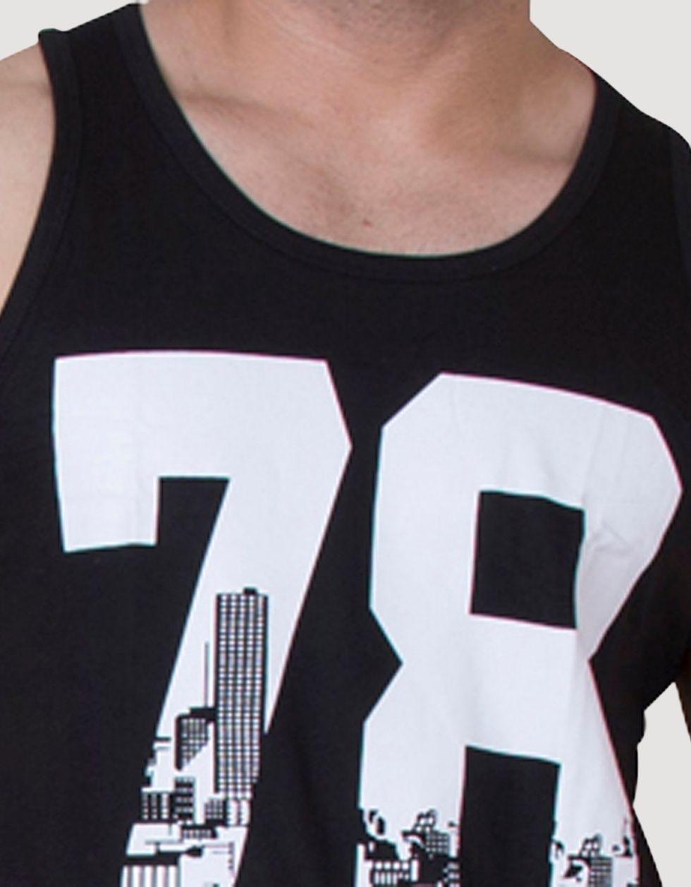 NYC Cotton Printed Gym Printed Gym Men's Vest Veirdo