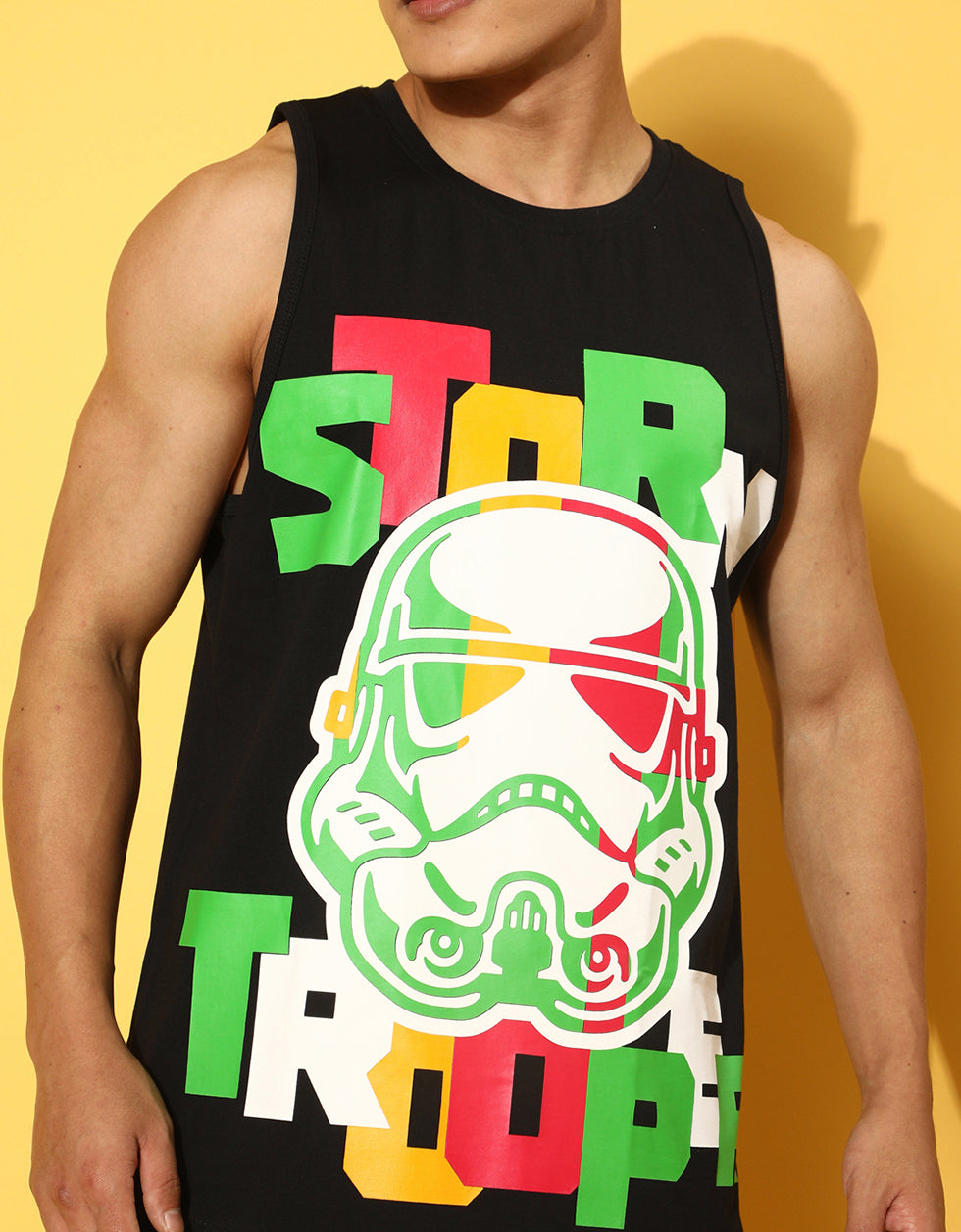 Stroom Tropper Graphic Printed Vest - Original Starwars Tee Veirdo