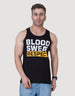 Training Men's Printed Cotton Gym Vest Veirdo
