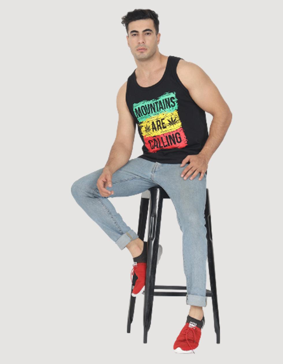 Travelers Black Men's Vest Veirdo